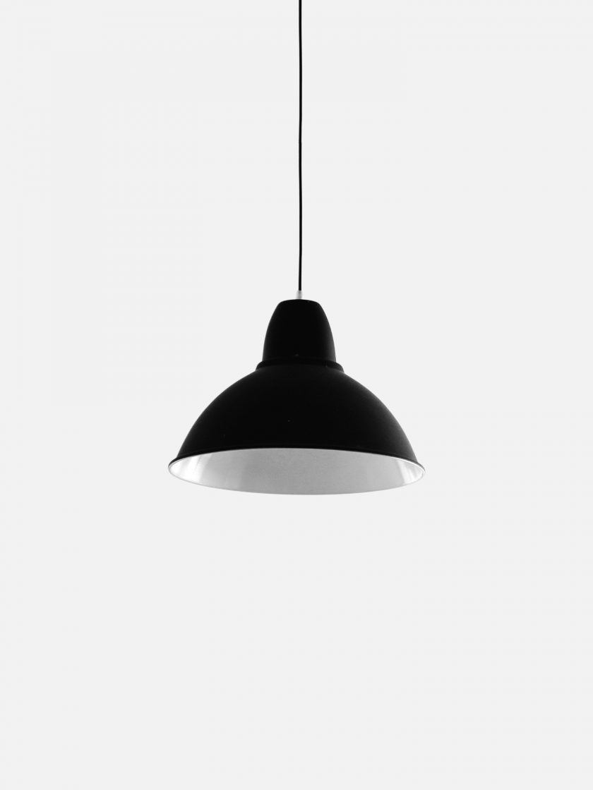 black ceiling lamp